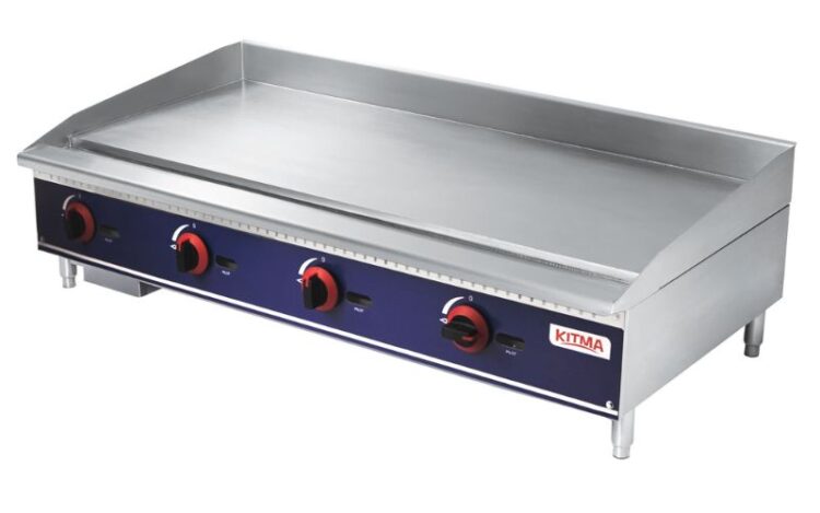 Commercial Gas Griddle Countertop Flat Grill